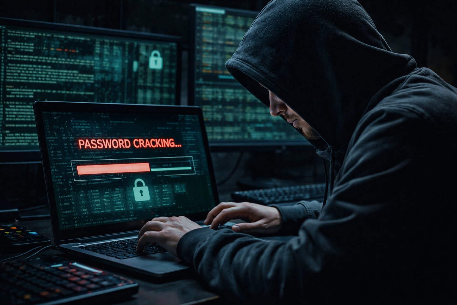 Hacker crackt Passwort