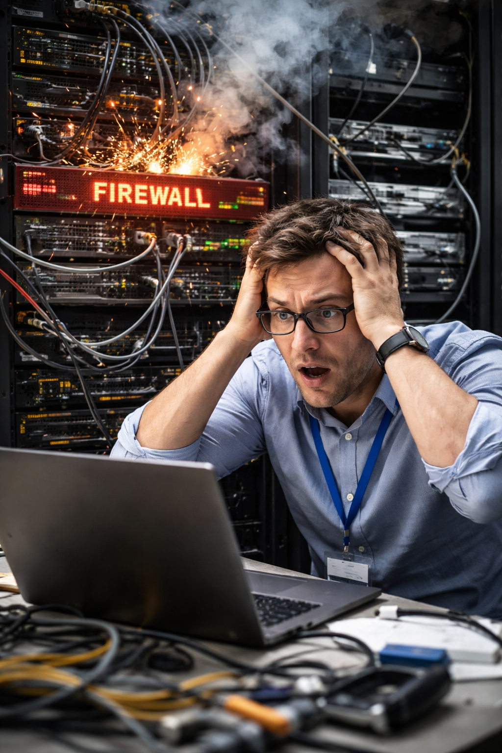 Administrator mit Kontrollverlust bei Firewall