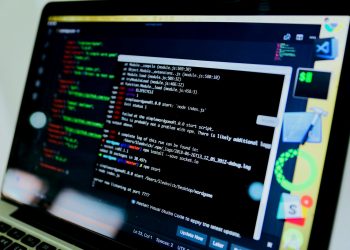 laptop compute displaying command prompt
